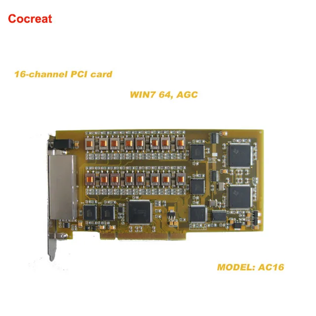 16channel PCIE recording card TVRS system recording card voice recorder voice logger