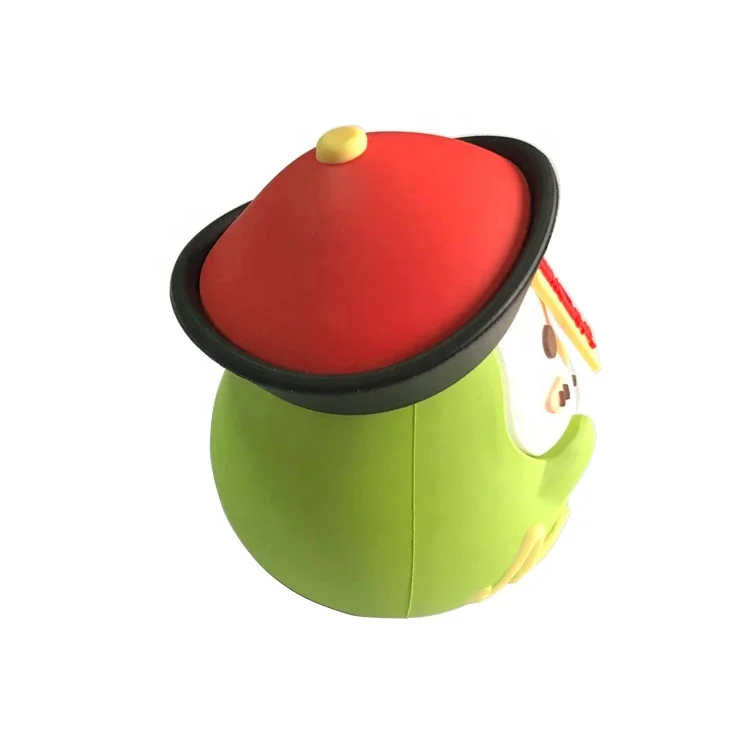 2020 new ideas product 3D PVC Soft Plastic Toys cute ornament