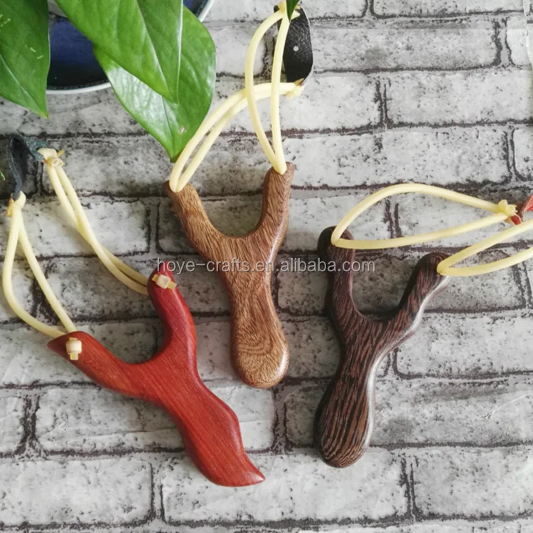 Hunt Accessories Wooden Slingshot Powerful Sling Shot Toy