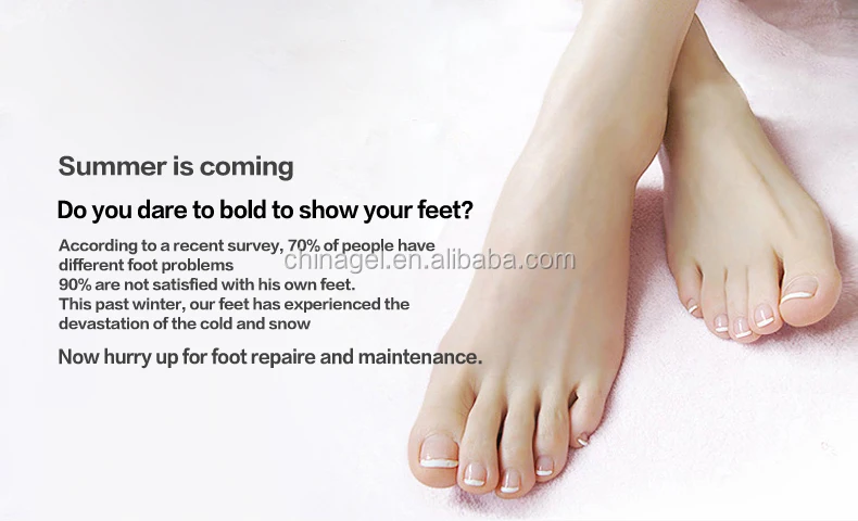
GMP &ISO certificate factory OEM peeling off Beauty foot mask 