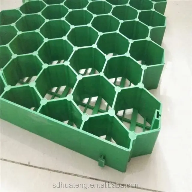 Wholesale Plastic Honeycomb For Driveways Geocell HDPE Grass Plastic Driveway Gravel Grid Turf Paving Lawn Grid Paver