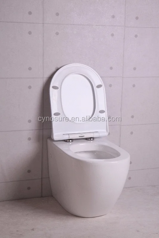 2024 new products European cheap black Wall Mounted toilets ceramic wall hung hanging toilet bidet