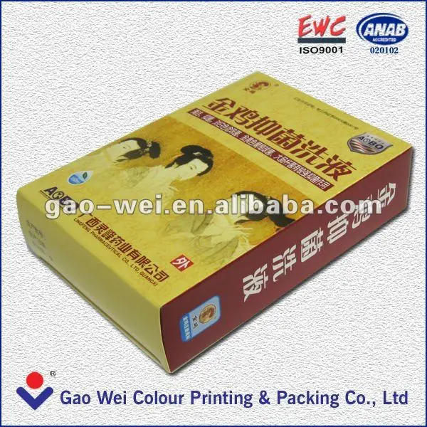 27 лет профессиональные пользовательские складной бумажная коробка для подарка, косметической, фармацевтической