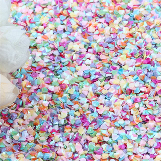3mm diamond sequined fluorescent pieces, glass ball stuffers and ornaments, hand DIY accessories