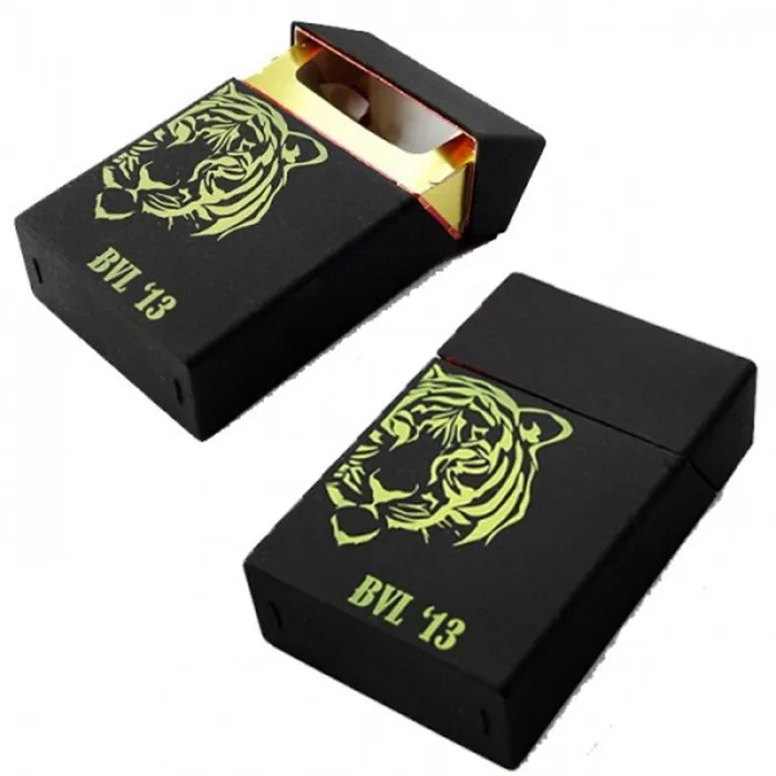 hight quality promotional dimensions cigarette case box slim custom silicone cigarette case box