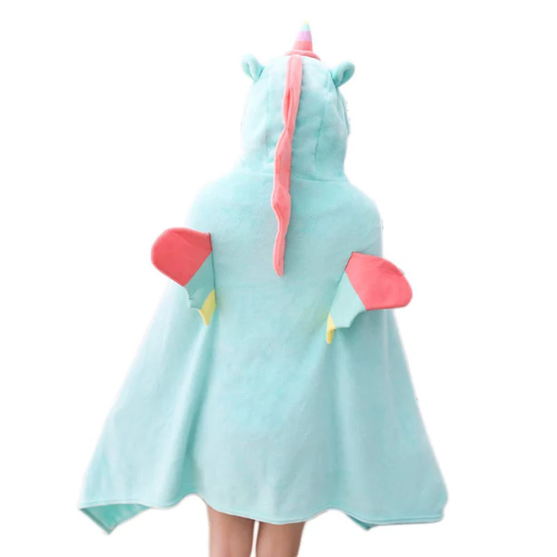 
Cute Unicorn Blanket Soft Plush Toys Baby Hooded Throw Blanket for Kids 