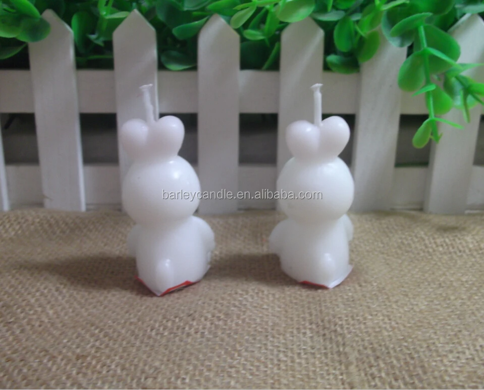 Rabbit Shaped Candle/Lovely Cute Rabbit Candles For Easter Decoration