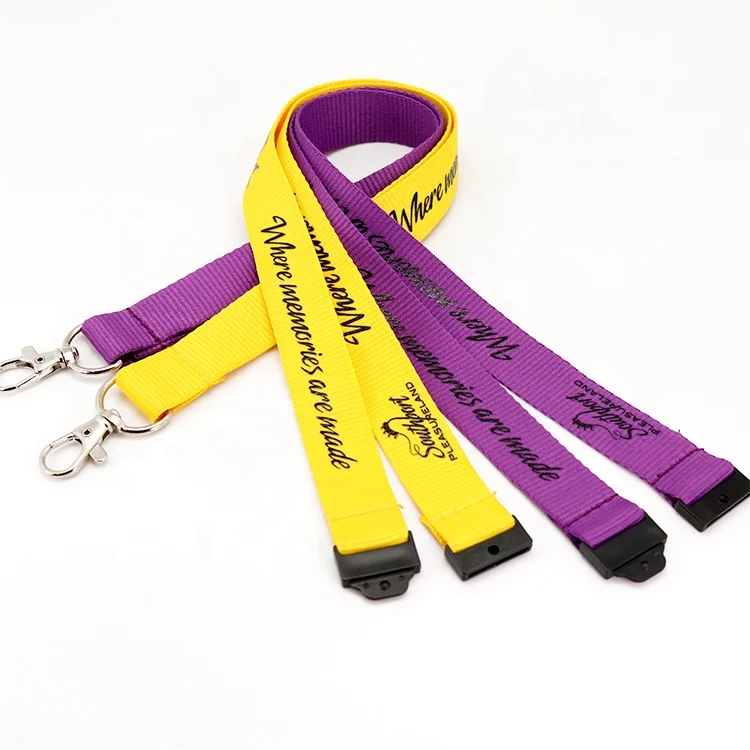 2024 2025 Hot Sale Sublimation Printed Polyester Lanyards Customized Logos With Competitive Prices