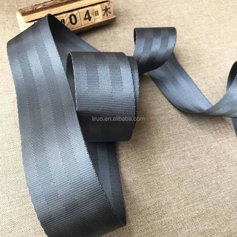 48mm High Strength Polyester Car Seat Belt Webbing For Safety Belt