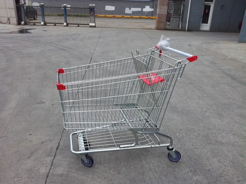 210L capacity America Style supermarket Shopping carts