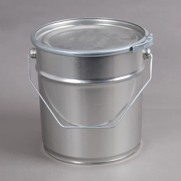 4L/5L Metal Bucket 6L / 8L Paint Tin 10L /20L Pails With Ring Lock Lid for Epoxy Resin