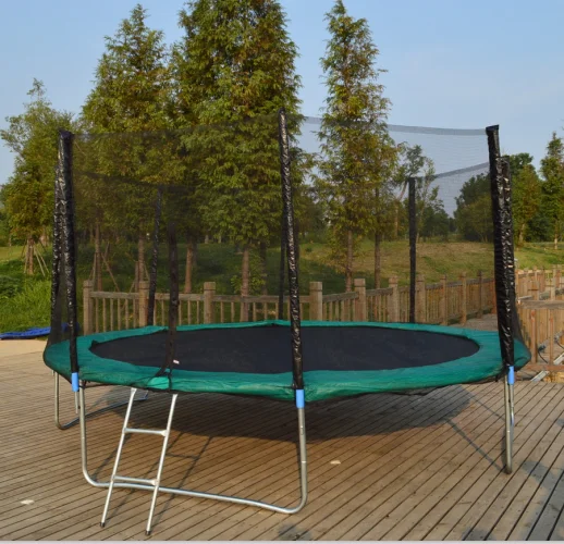 
14FT Trampoline With Enclosures And Tent 