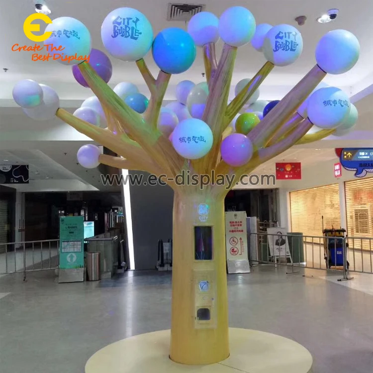 Реквизит для демонстрации в магазине пузырьковая елка свет дерево имитация рождественской