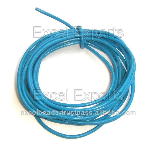 Wholesale Leather cords 1mm 2mm 3mm 4mm 5mm sizes lead free and azo free colors