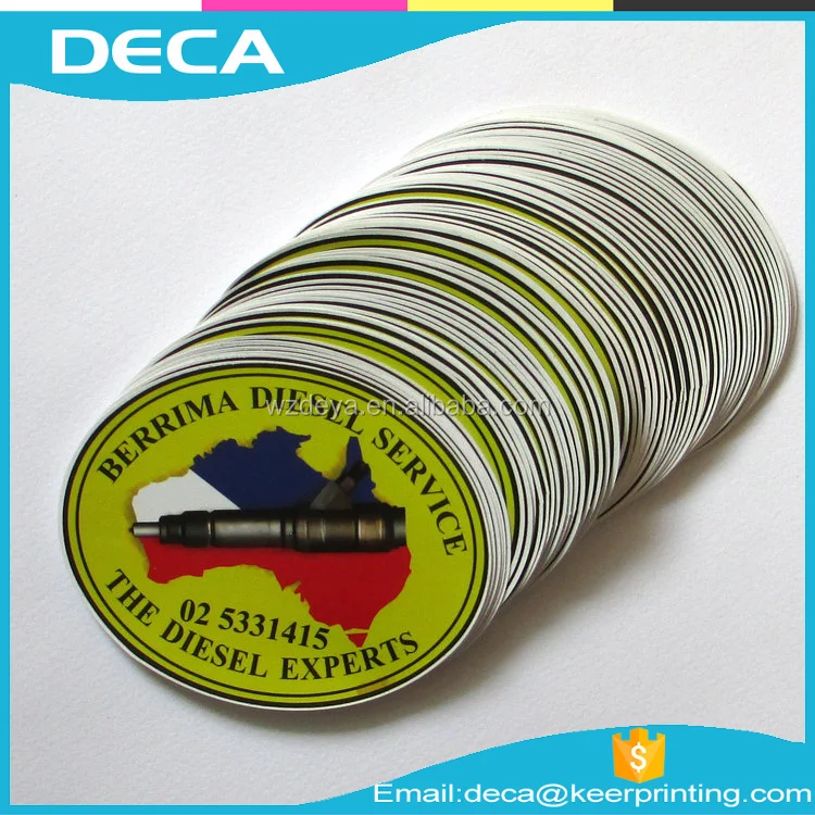 China Supplier Custom Waterproof PVC Label Sticker Personalized Plastic Brand Logo Printing