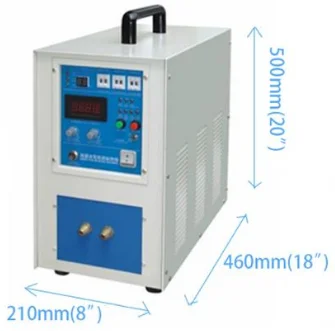25 кВт низкая цена 30-100 кГц высокочастотная портативная индукционная нагревательная машина