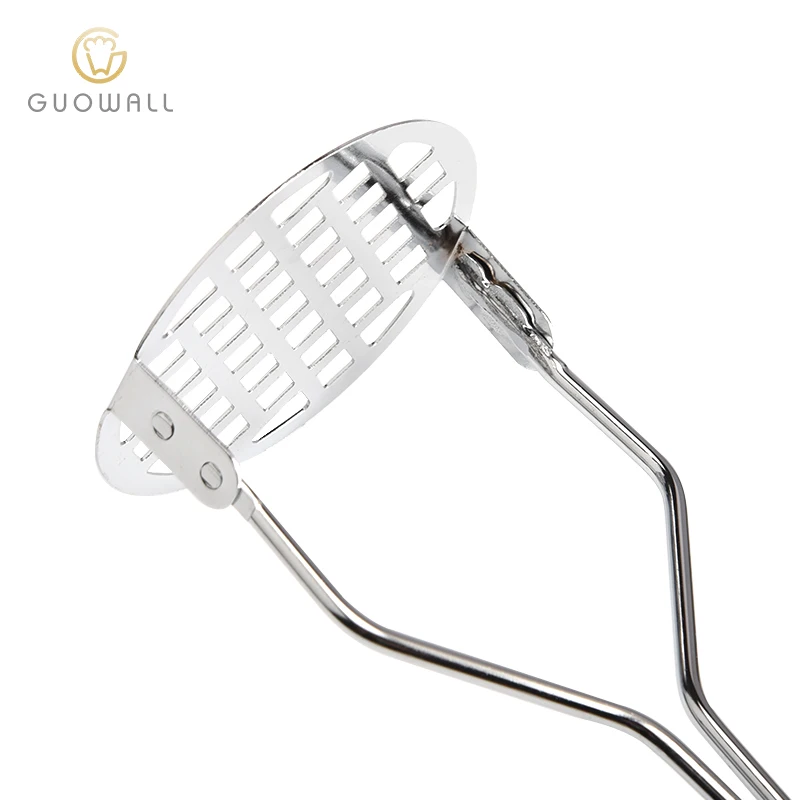 Ergonomic Design Comfortable Grip With Plastic Handle  Potato Press Masher