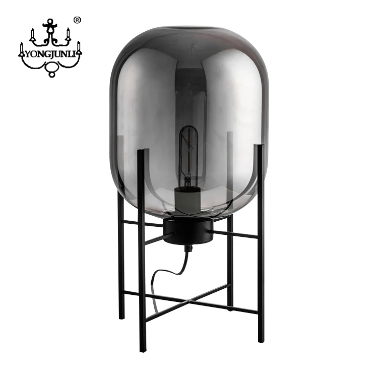 Cheap creative minimalist tportable luminaire simple round industrial bedside art deco table lamp