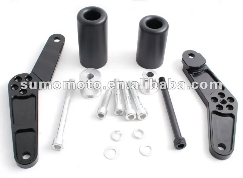 Motorcycle frame slider Triumph Daytona 675 06- no cut delrin 750-9230