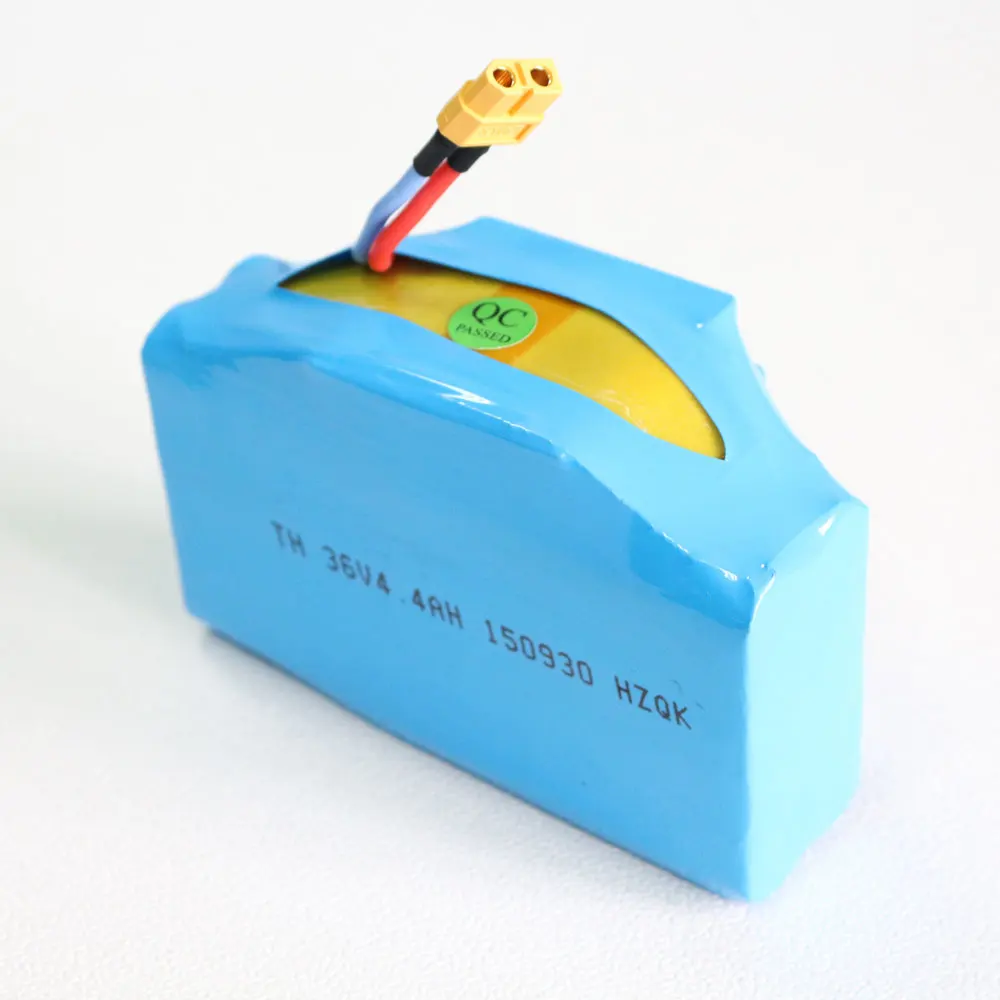 hot sell 36v4.4ah 18650 10s2p 18650 rechargeable lithium li ion zhenlong battery