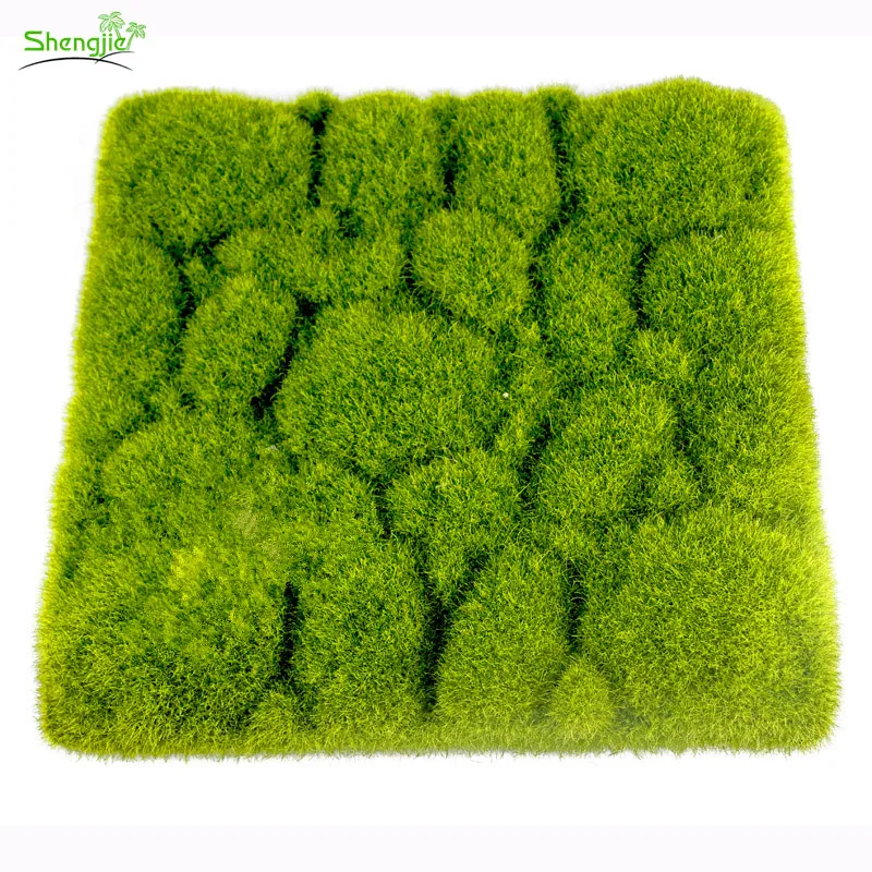 New design greenery artificial moss mat carpet for wall decoration