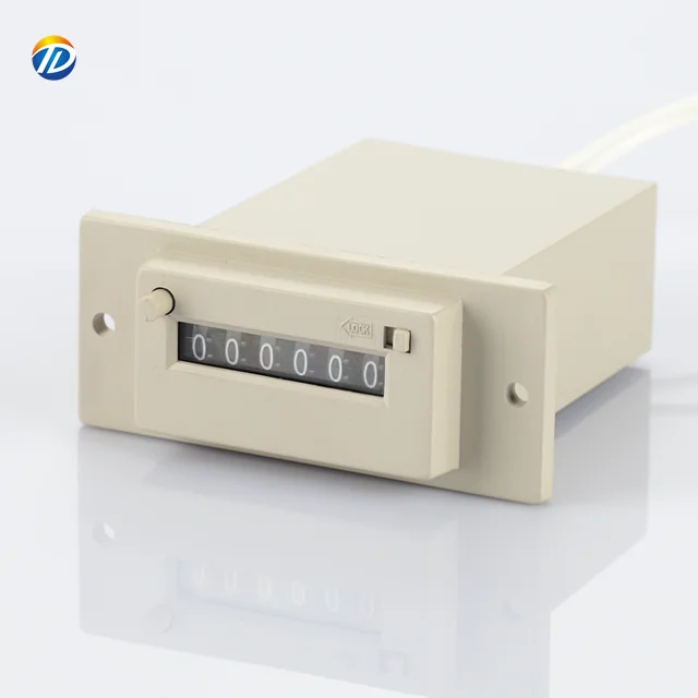 Hot selling CSK6-YKW dc 24v ac 110v 220v 6 digit punch counter digits mechanical electromagnetic counters digital counter meter