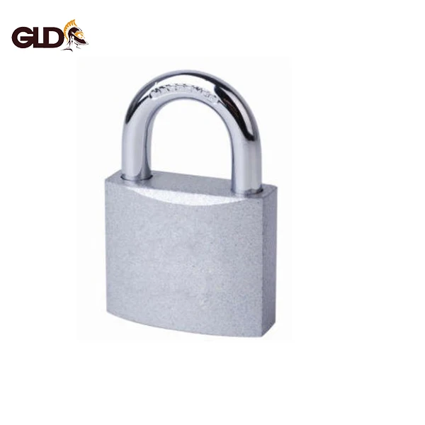 Ожерелье из хромированной стали с полным покрытием, прямоугольный навесной замок