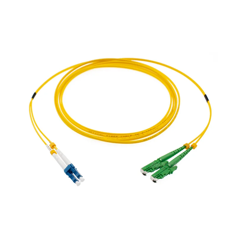 APC Polish E2000 Patch Cord Single Mode Duplex LC-E2000 Patch Cord