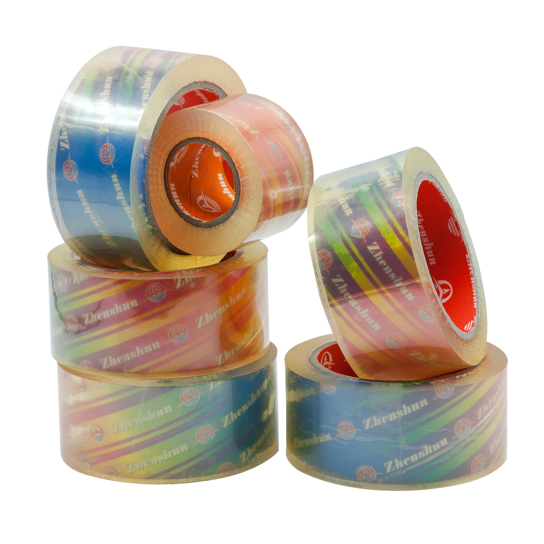 2018 China high quality crystal clear BOPP film jumbo roll custom adhesive tape