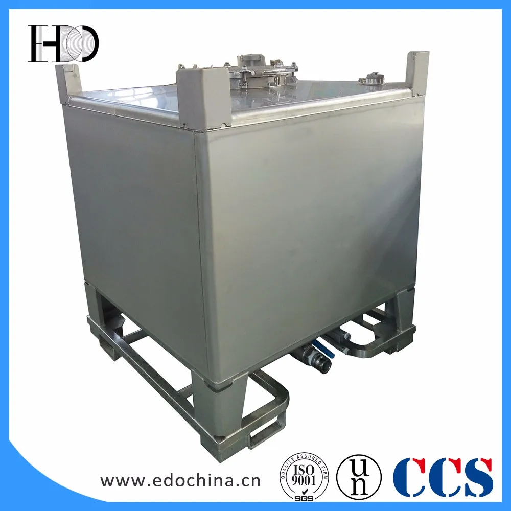 SS Cube IBC Tank Cubic Metal IBC Container