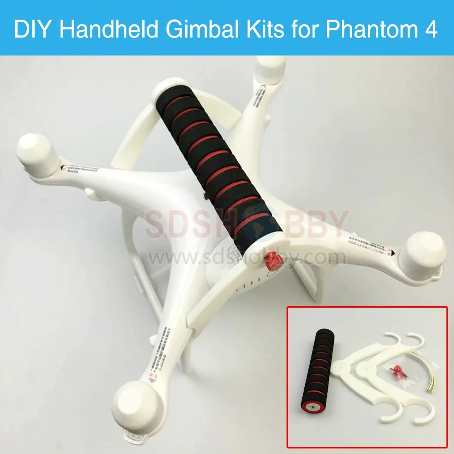 Phantom 4 Портативный Gimbal стабилизатор DIY Conversion Kit Проведение держатель кронштейн аксессуар для DJI Phantom4