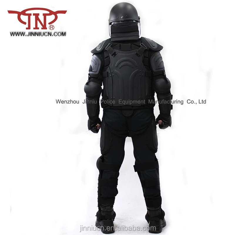 Anti riot control fullbody protection gear suit with helmet for Military