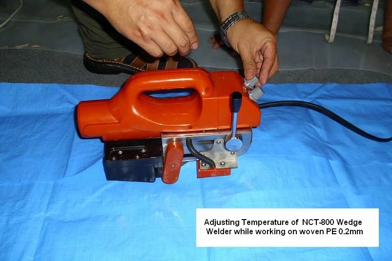 NCT 800 горячий клин сварочный аппарат 0,2 мм-1,5 мм геомембрана сварочный аппарат
