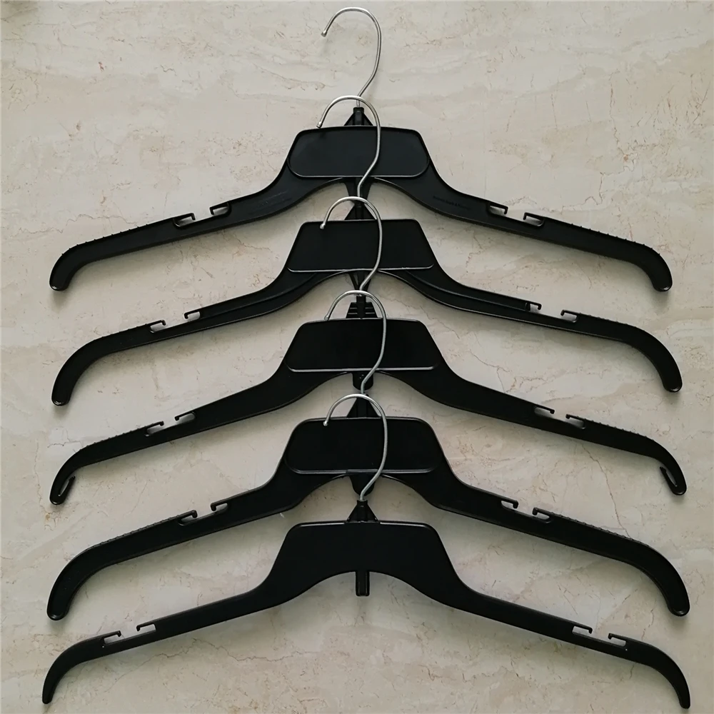 Пластиковая вешалка для супермаркета нескользящая ПП одежды оптовая продажа красочная пластиковая сушилка