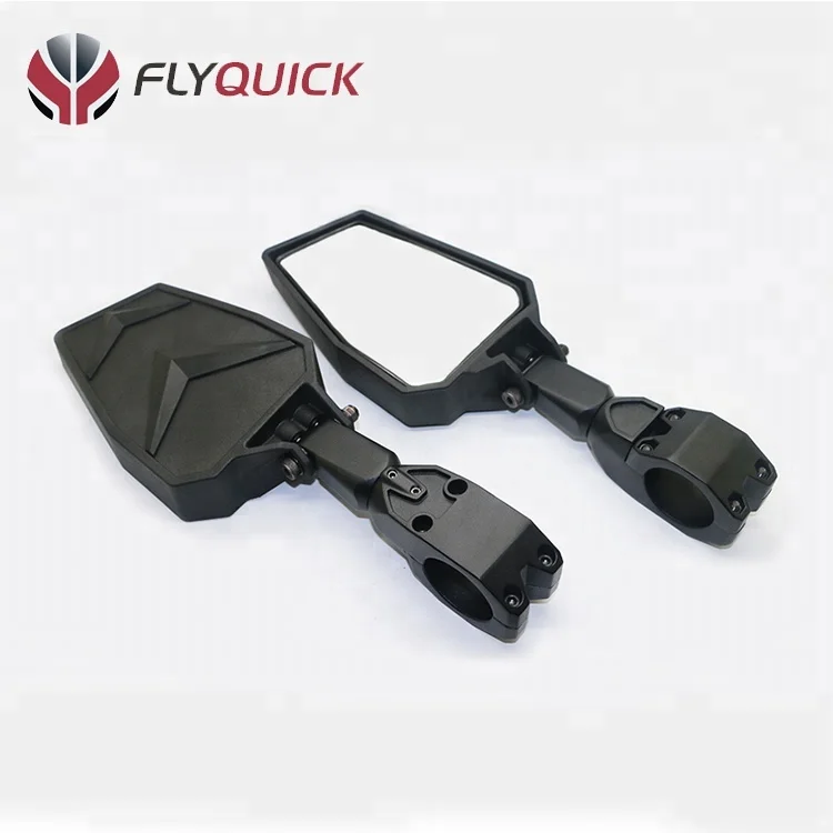 2019 новый дизайн, пластиковое + алюминиевое черное 1,75 'боковое зеркало UTV