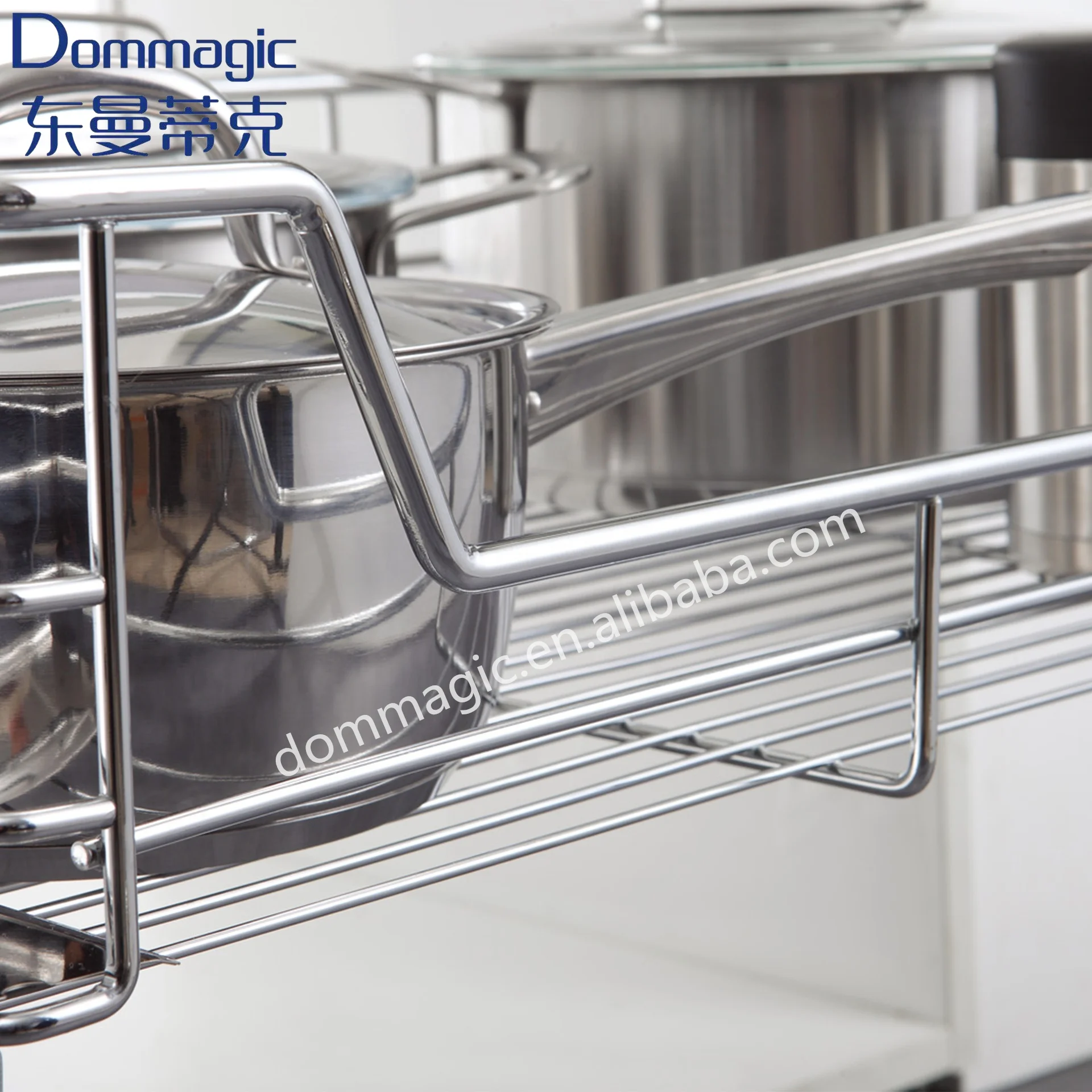Dommagic Kitchen Cabinets Drawer Basket