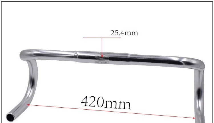 Wholesale Cheap Price Newest Design Bicycle bullhorn handlebars fixie gear bicycle Handle bar bike Handlebar 25.4mm