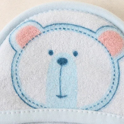 China Manufacturer High Quality  Cartoon Cute Baby Wash Face Bath Brush Bamboo Makeup Remover Pads