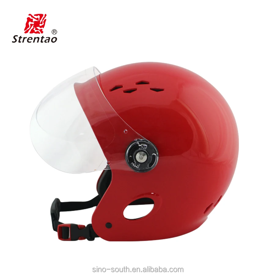 High quality outdoor rafting water helmet ce standard with helmet visor