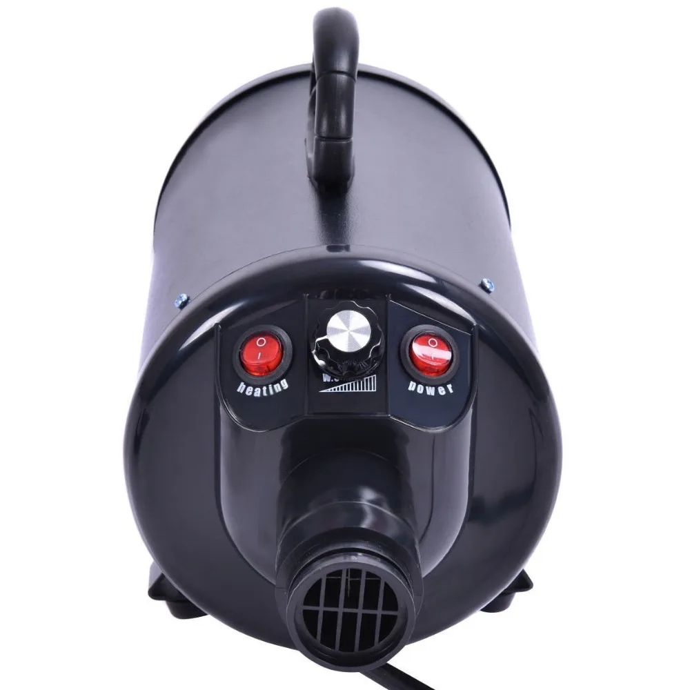 High Power Adjustable Dog and Cat Grooming Hair Dryer Dog Grooming Dryers with 3 Different Nozzles