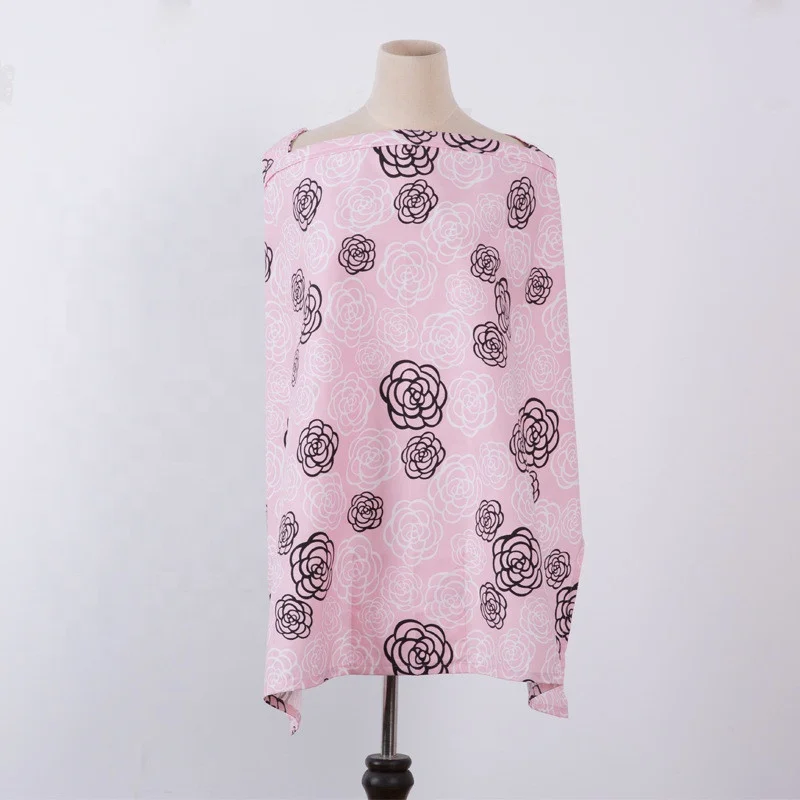 
wholesale multi use baby car seat canopy adjustable Breastfeeding feeding cover 100% cotton Nursing cover 