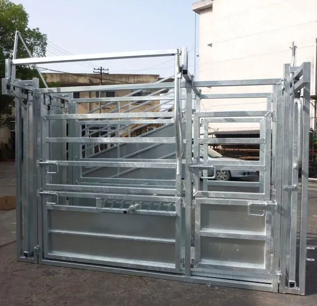 
Heavy duty hot dip galvanized Livestock Handling Equipment Vet Cattle Crush 