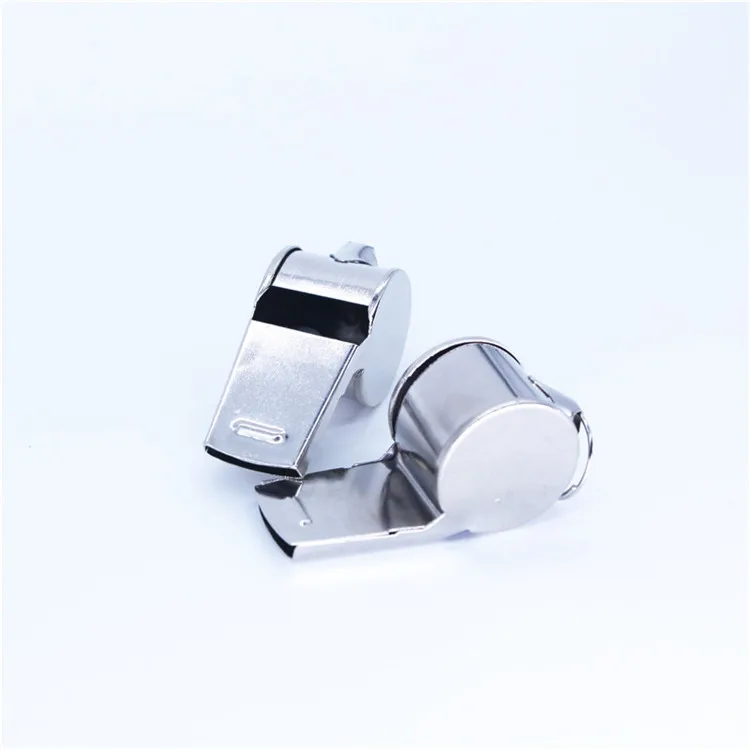 Quality Policeman Metal Whistle / Referee Metal Whistle /Sports Training Coach Iron Whistle With Cords