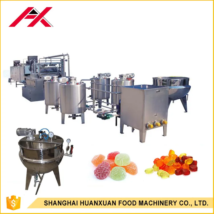 Excellent Performance Automatic Soft Candy Line Machine