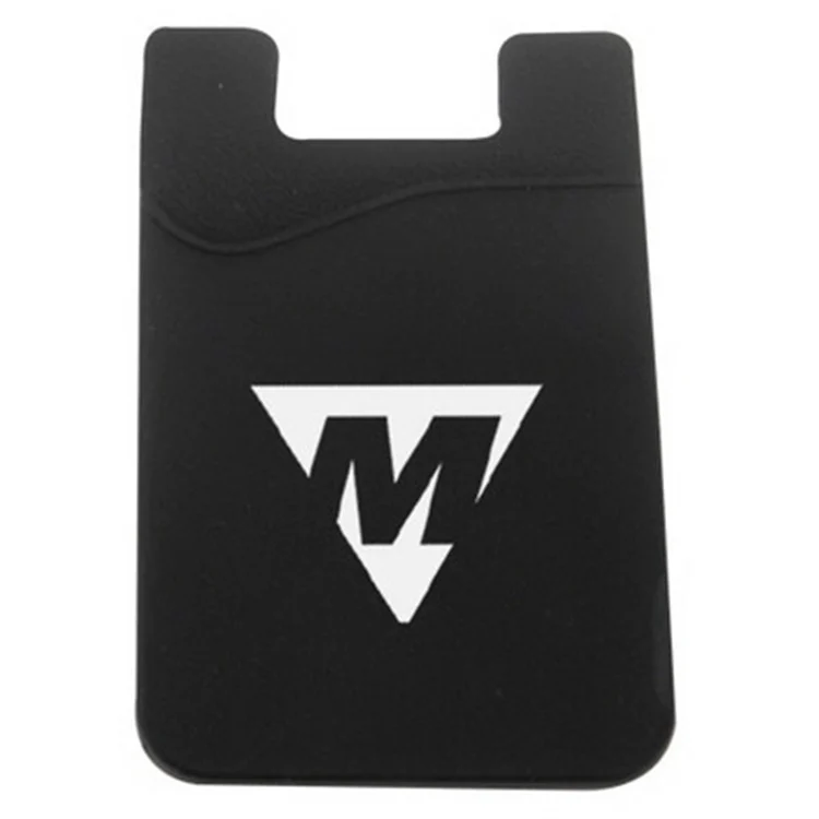 Advertising Gift Promotion silicon card holder phone cell sticker With Free Custom Printed Logo