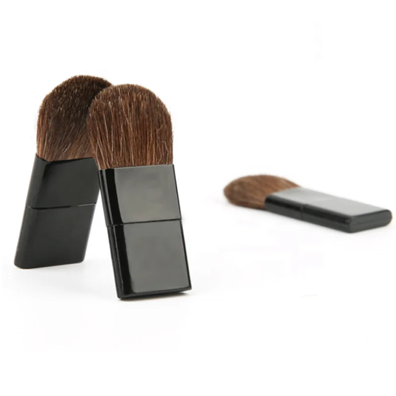 Blush Compact Foundation Brushes Tools custom make up brushes horse hair brush