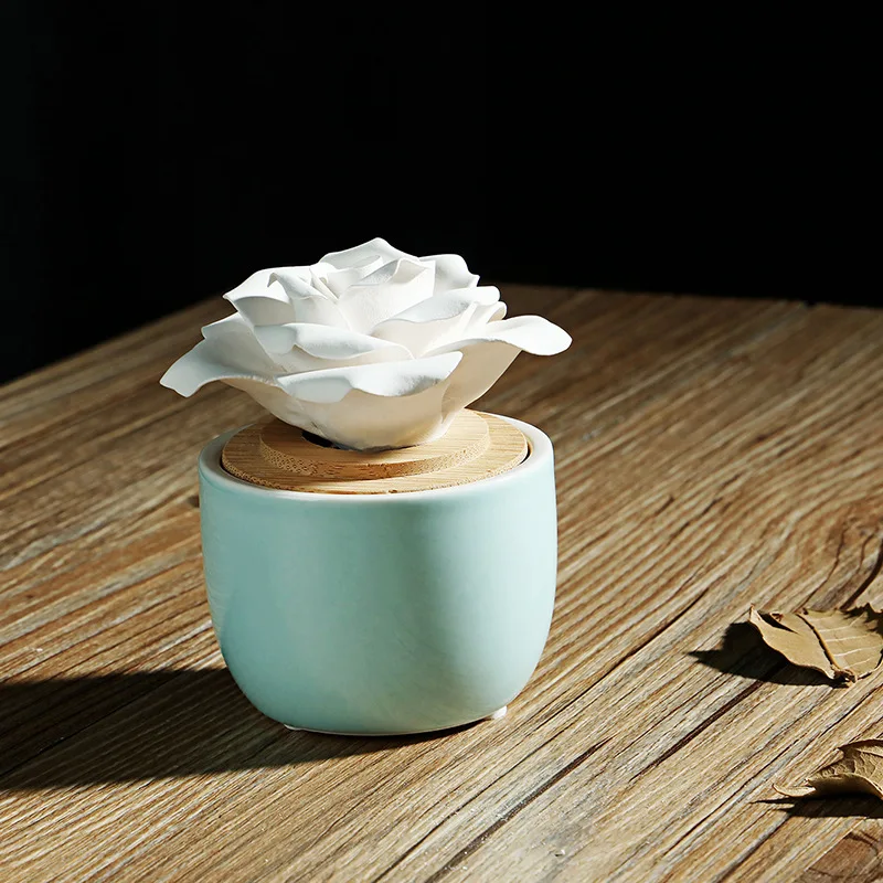 High Quality Scented ,Ceramic Fragrance Diffuser With Sticks,Gift Box Reed Aroma Diffuse