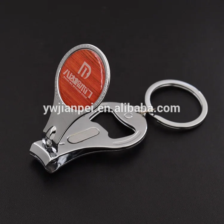 
Promotional 3 in 1 Keychain Nail Clipper With Bottle Opener 