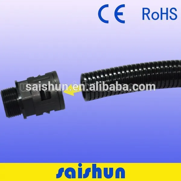 Plastic connection flexible hose