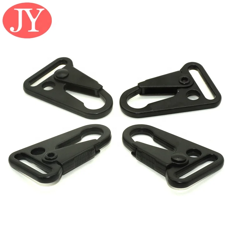 HK  Heavy duty one inch Matte black color 25mm HK snap hook for Belt snap hook